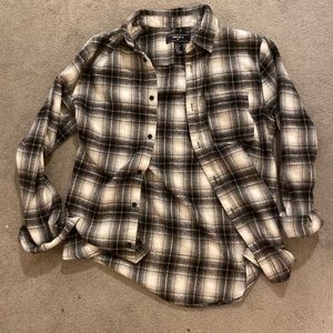 Black and white flannel